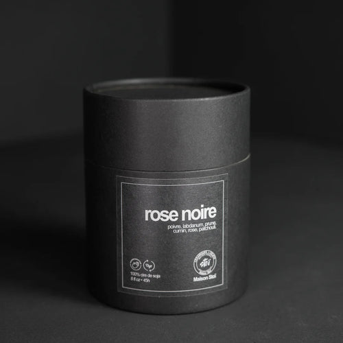 BOUGIE ROSE NOIRE - MAISON STOI